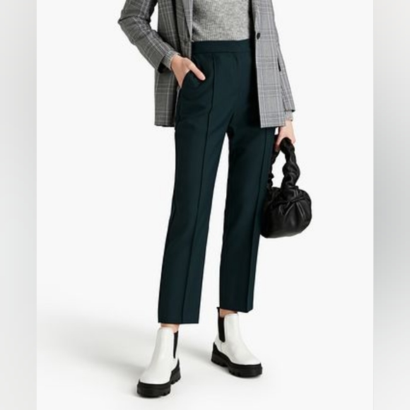 Maje Black Tapered Pants Size 10 - Picture 1 of 7